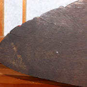 Japanese Antique wooden Samurai Kabuto Signboard Kanban Beer company WO49913