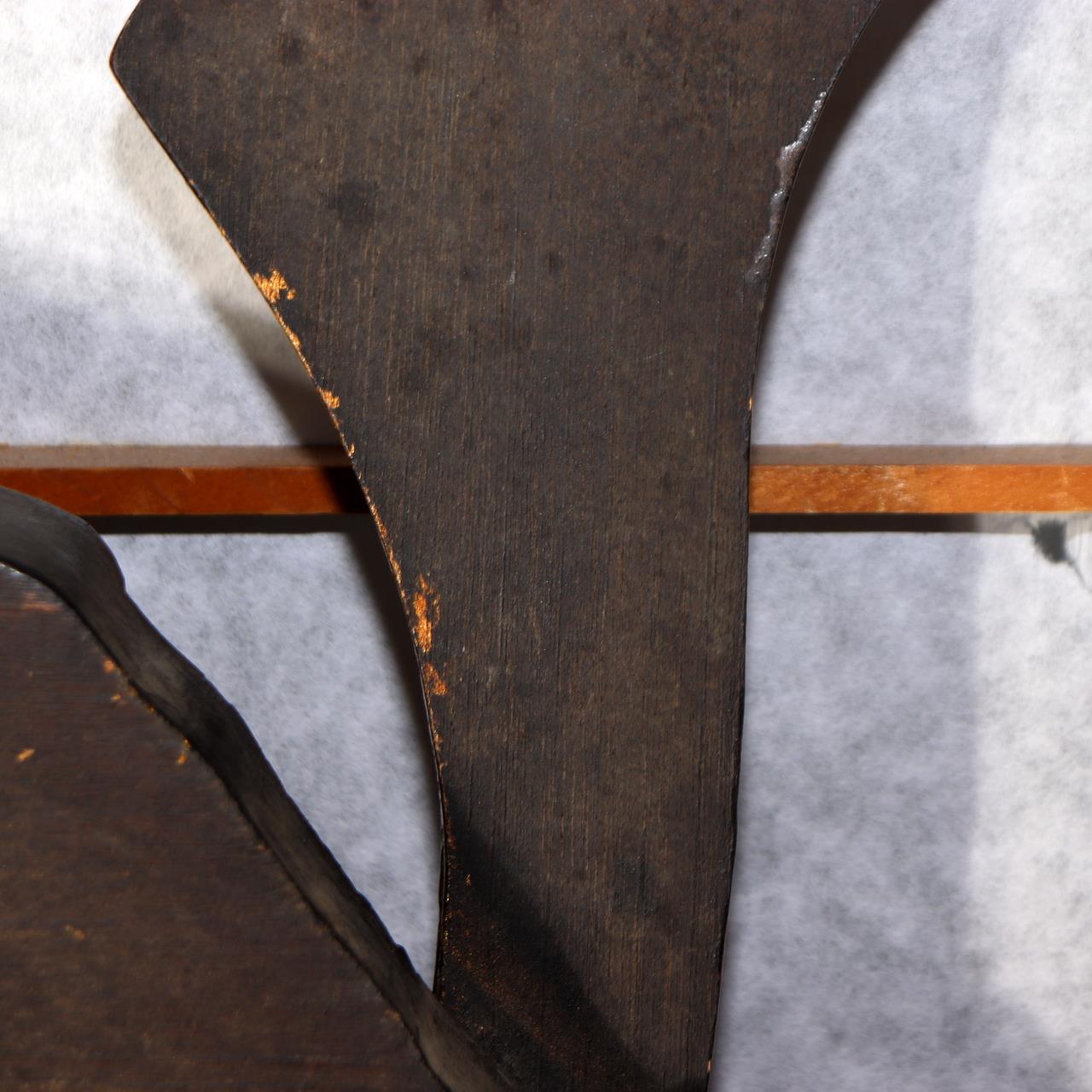 Japanese Antique wooden Samurai Kabuto Signboard Kanban Beer company WO49915