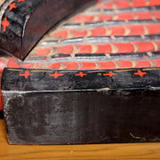 Japanese Antique wooden Samurai Kabuto Signboard Kanban Beer company WO49917