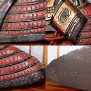 Japanese Antique wooden Samurai Kabuto Signboard Kanban Beer company WO4998