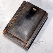 Japanese Antique Tobacco Case Tabako-ire Koyori Woven Paper Lacquer Pouch Meiji2