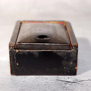 Japanese Antique Tobacco Case Tabako-ire Koyori Woven Paper Lacquer Pouch Meiji13