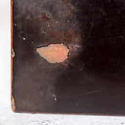 Japanese Antique Tobacco Case Tabako-ire Koyori Woven Paper Lacquer Pouch Meiji15