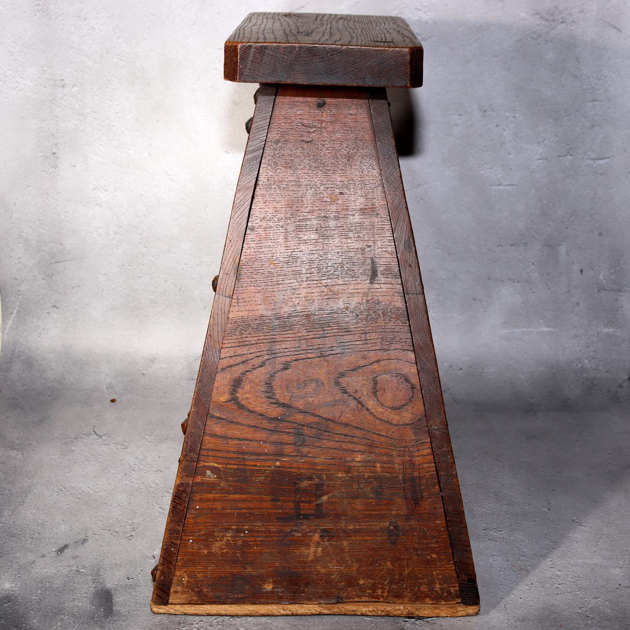 Japanese Antique Wooden Step Stool Fumidai Ladder Plant Stand WO5013