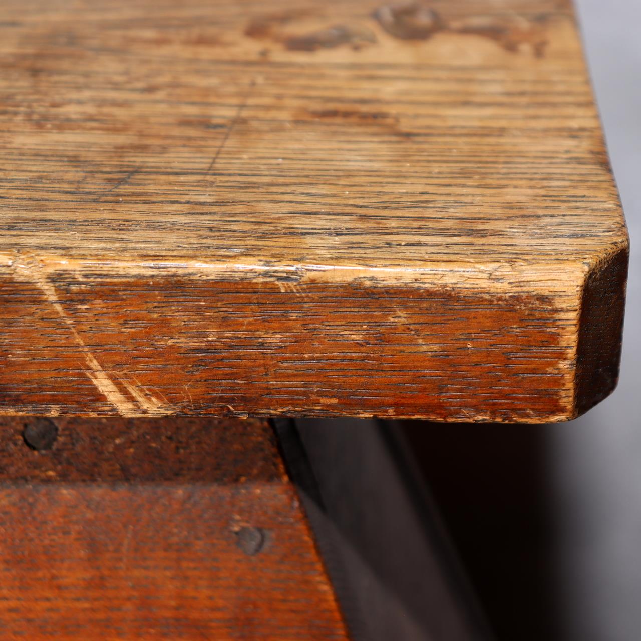 Japanese Antique Wooden Step Stool Fumidai Ladder Plant Stand WO50111