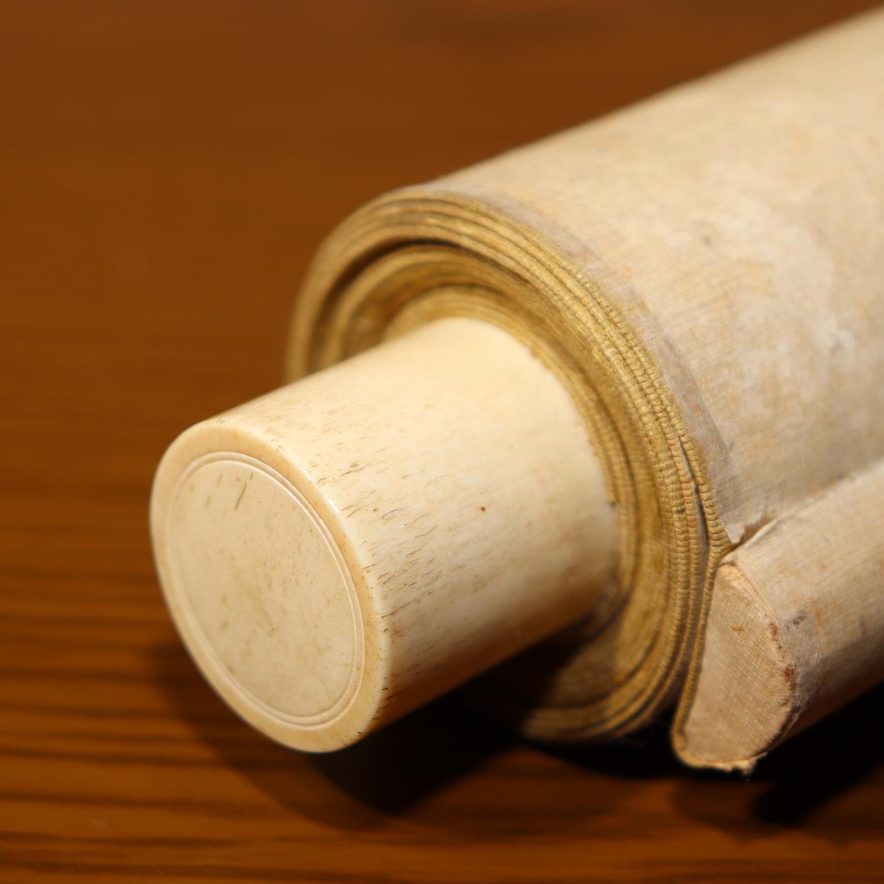 Japanese Antique Hanging Scroll Kakejiku Mt Fuji Landscape Silk Art Taisho 192220