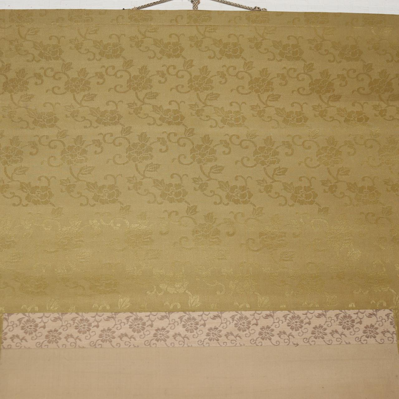 Japanese Antique Hanging Scroll Kakejiku Mt Fuji Landscape Silk Art Taisho 192214