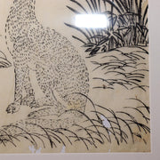 Japanese Antique Woodblock Print Fox Kitsune Tachibana Morikuni 1736 Edo7