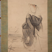 Japanese Scroll Kakejiku Fox Yokai Hakuzosu Nakajima Raisho Painting ASO4220