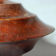 Japanese Vintage Bronze Flower Vase Signed Ikebana Metal Art Japan BV70412