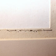 Maki Haku Woodblock Print Collection-66 Embossed Chawan Tea Bowl Signed Framed5