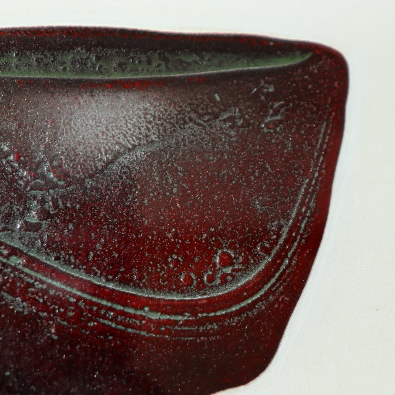 Maki Haku Woodblock Print Collection-66 Embossed Chawan Tea Bowl Signed Framed13