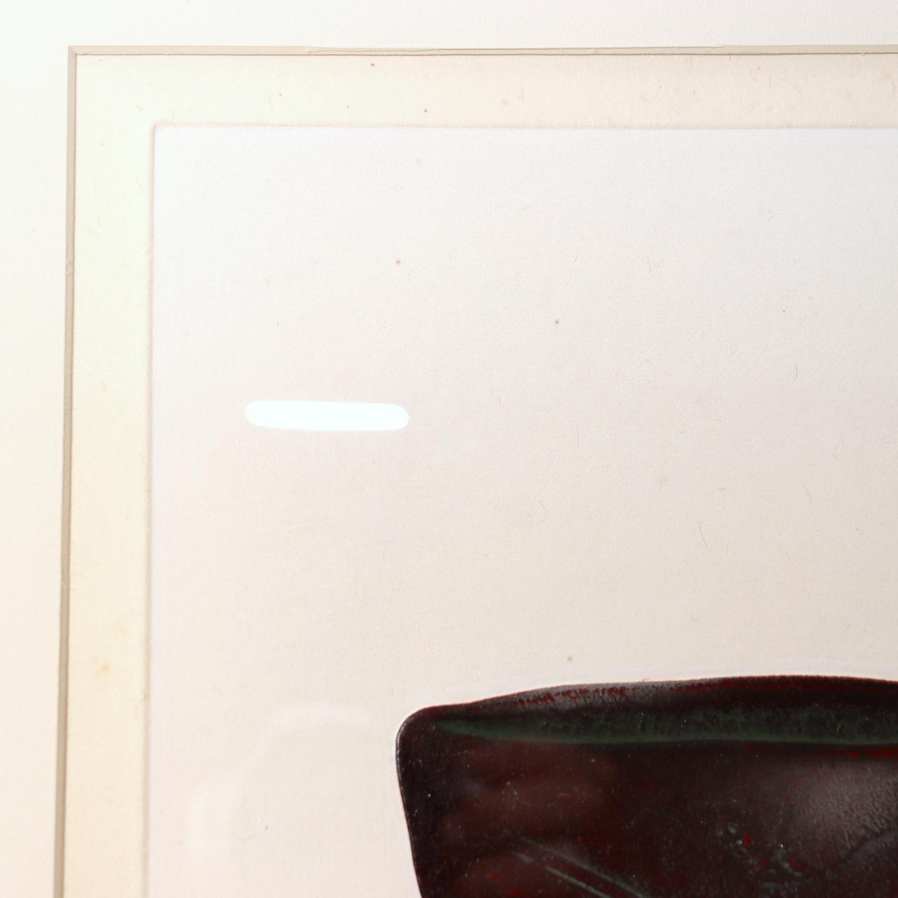 Maki Haku Woodblock Print Collection-66 Embossed Chawan Tea Bowl Signed Framed17