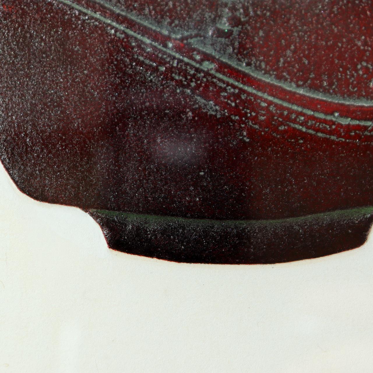 Maki Haku Woodblock Print Collection-66 Embossed Chawan Tea Bowl Signed Framed10