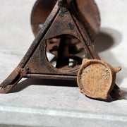 Japanese Vintage Cast Iron Hanging Lantern Tsuri-doro Dragonfly Garden Rustic13