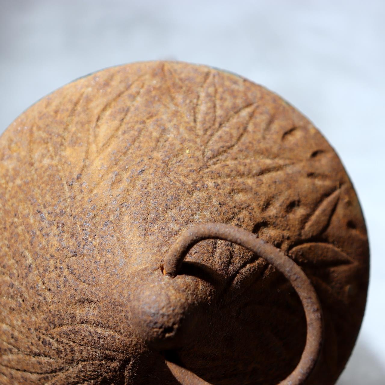 Japanese Vintage Cast Iron Hanging Lantern Tsuri-doro Dragonfly Garden Rustic11