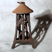 Japanese Vintage Cast Iron Hanging Lantern Tsuri-doro Dragonfly Garden Rustic7