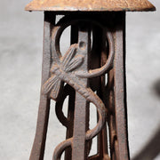 Japanese Vintage Cast Iron Hanging Lantern Tsuri-doro Dragonfly Garden Rustic4