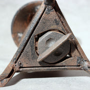 Japanese Vintage Cast Iron Hanging Lantern Tsuri-doro Dragonfly Garden Rustic3