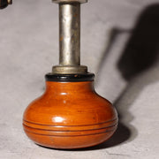 Japanese Vintage Wooden Hand Crank Tool Manual Massager Showa Era Craft VG4175