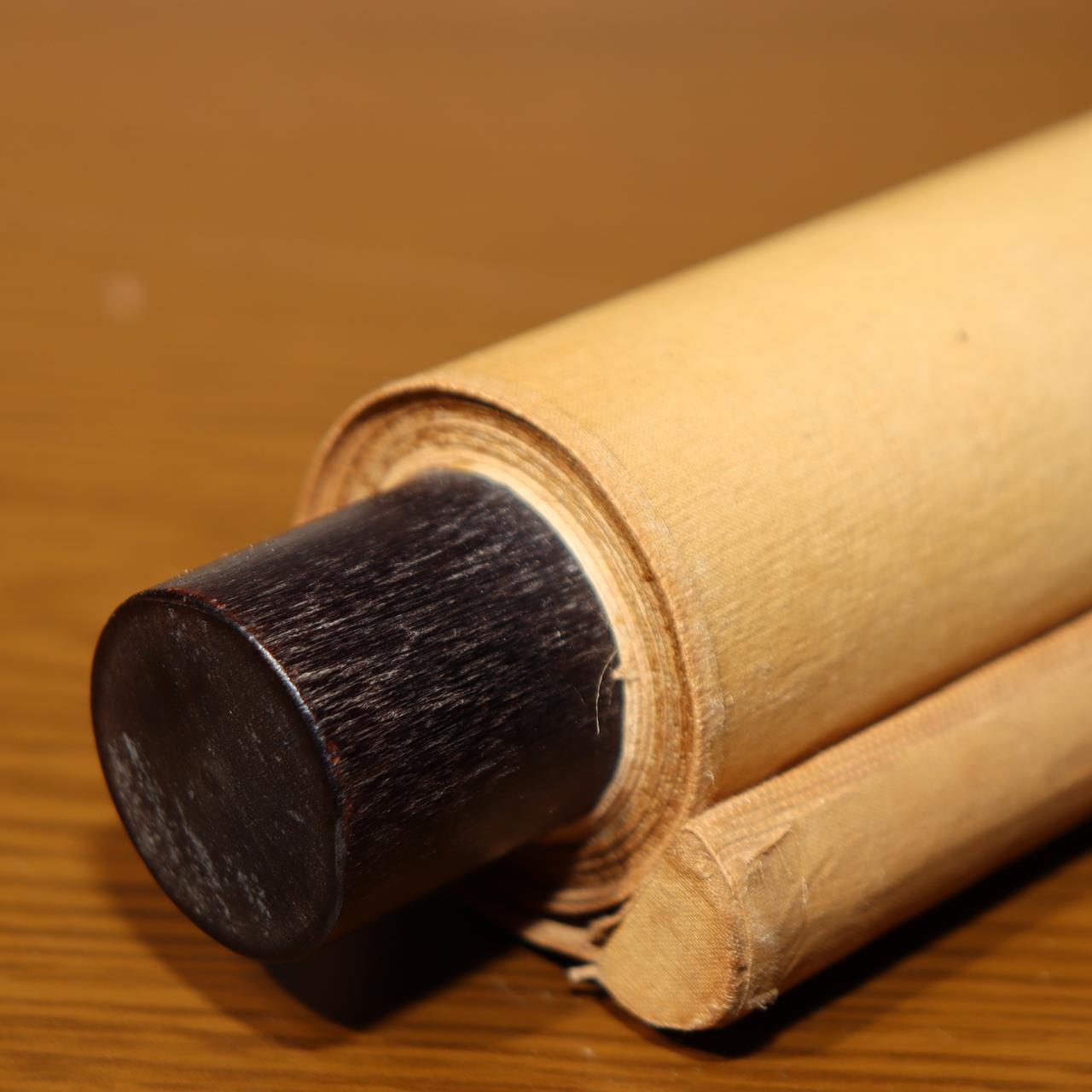 Vintage Japanese Kakejiku Hanging Scroll Yokoyama Taikan Mt Fuji Silk Print16