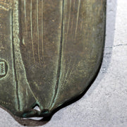 Japanese Bronze Tray Bamboo Leaf Masashi Natorigawa Takaoka Copper Box BOS98713