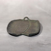 Japanese Bronze Tray Bamboo Leaf Masashi Natorigawa Takaoka Copper Box BOS98715