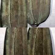 Japanese Bronze Tray Bamboo Leaf Masashi Natorigawa Takaoka Copper Box BOS9877