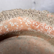 Japanese Antique Takotsubo Octopus Pot Barnacle Rope Kanji Wabi Sabi Vase PV29413