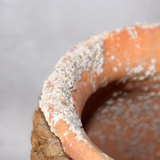 Japanese Antique Takotsubo Octopus Pot Barnacle Rope Wabi Sabi Fishing Jar PV2937