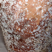 Japanese Antique Takotsubo Octopus Pot Barnacle Rope Wabi Sabi Fishing Jar PV29314