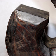 Japanese Antique Jizaikagi Pot Hook Solid Keyaki Wood Irori Hearth 6.3kg WO5026