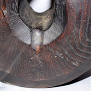 Japanese Antique Jizaikagi Pot Hook Solid Keyaki Wood Irori Hearth 6.3kg WO50218