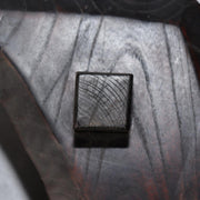 Japanese Antique Jizaikagi Pot Hook Solid Keyaki Wood Irori Hearth 6.3kg WO50215