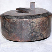 Japanese Antique Jizaikagi Pot Hook Solid Keyaki Wood Irori Hearth 6.3kg WO50216