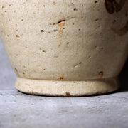 Antique Japanese Sake Bottle Binbo Tokkuri Kanji Seto Ware Crackle Glaze PV2955