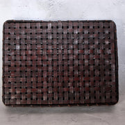 Japanese Vintage Bamboo Woven Basket Storage Box Mingei Folk Art BVO706