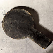 Japanese Antique Bronze Mirror Pine Hawk Bird Signed Fujiwara Mitsunaga Box5