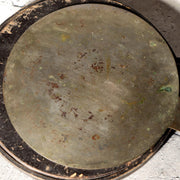 Japanese Antique Bronze Mirror Pine Hawk Bird Signed Fujiwara Mitsunaga Box11