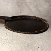 Japanese Antique Bronze Mirror Pine Hawk Bird Signed Fujiwara Mitsunaga Box15