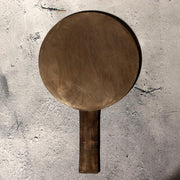 Japanese Antique Bronze Mirror Pine Hawk Bird Signed Fujiwara Mitsunaga Box8