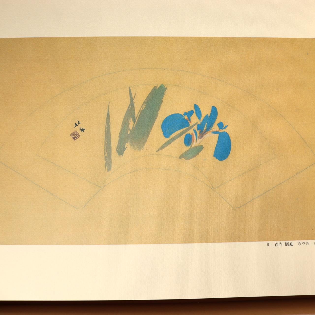 Japanese Art Book Sensu Original Fan Paintings Nihonga 57 Works Takeuchi Seiho9