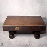Japanese Antique Wooden Shogi Board Table Go Game WO4799