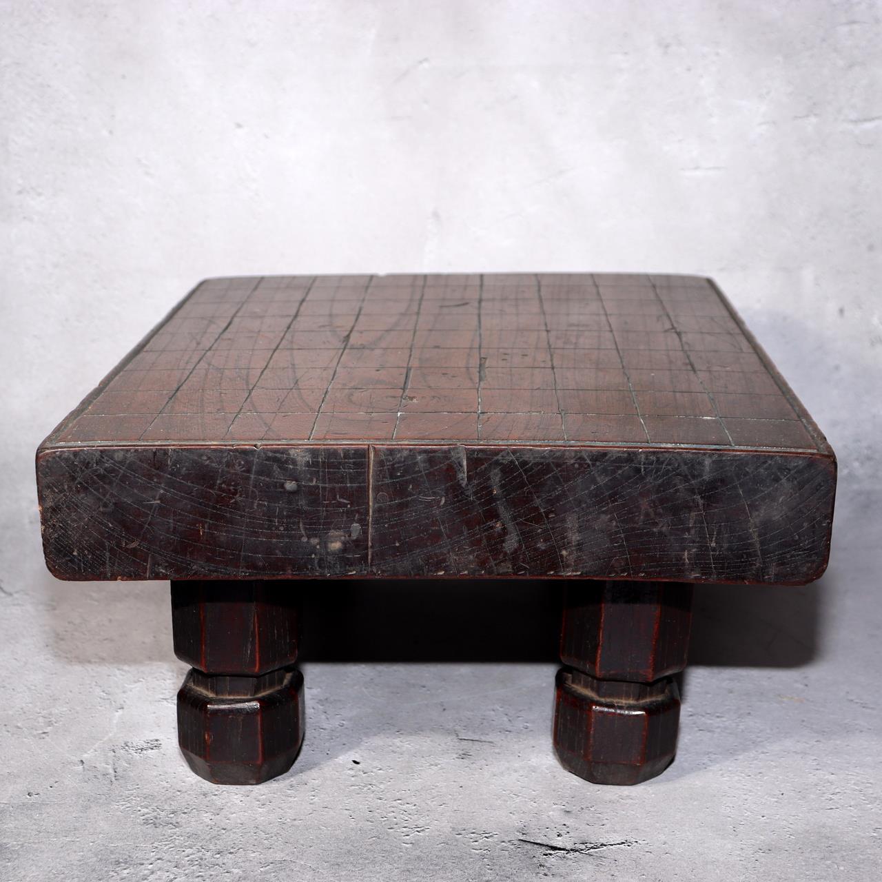 Japanese Antique Wooden Shogi Board Table Go Game WO4798