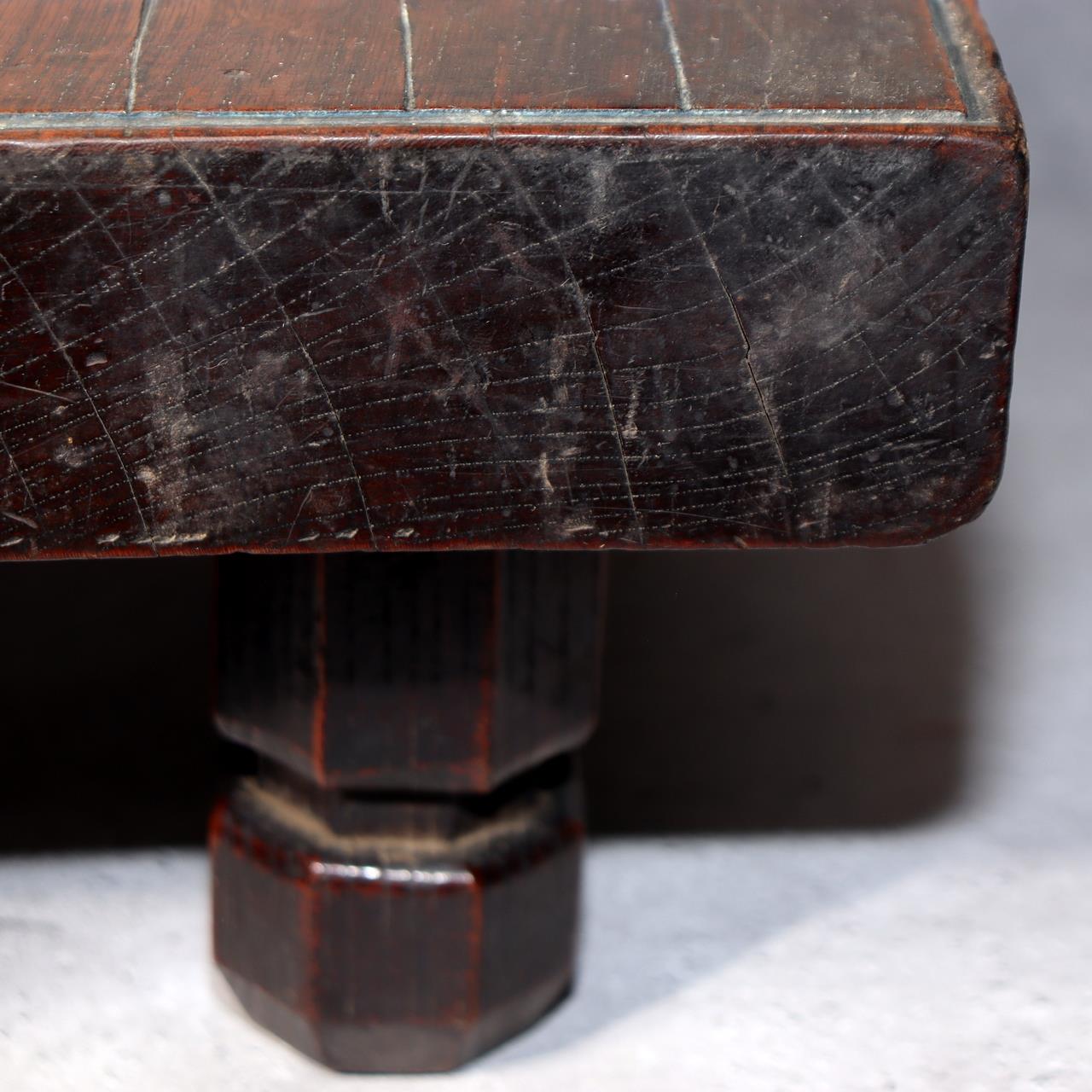 Japanese Antique Wooden Shogi Board Table Go Game WO47922