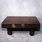 Japanese Antique Wooden Shogi Board Table Go Game WO4797