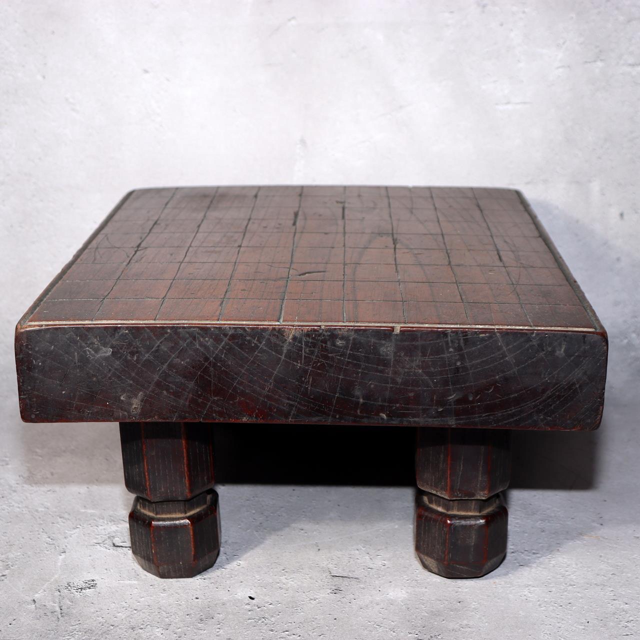 Japanese Antique Wooden Shogi Board Table Go Game WO4796