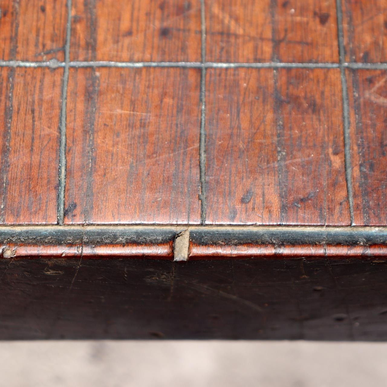 Japanese Antique Wooden Shogi Board Table Go Game WO4794