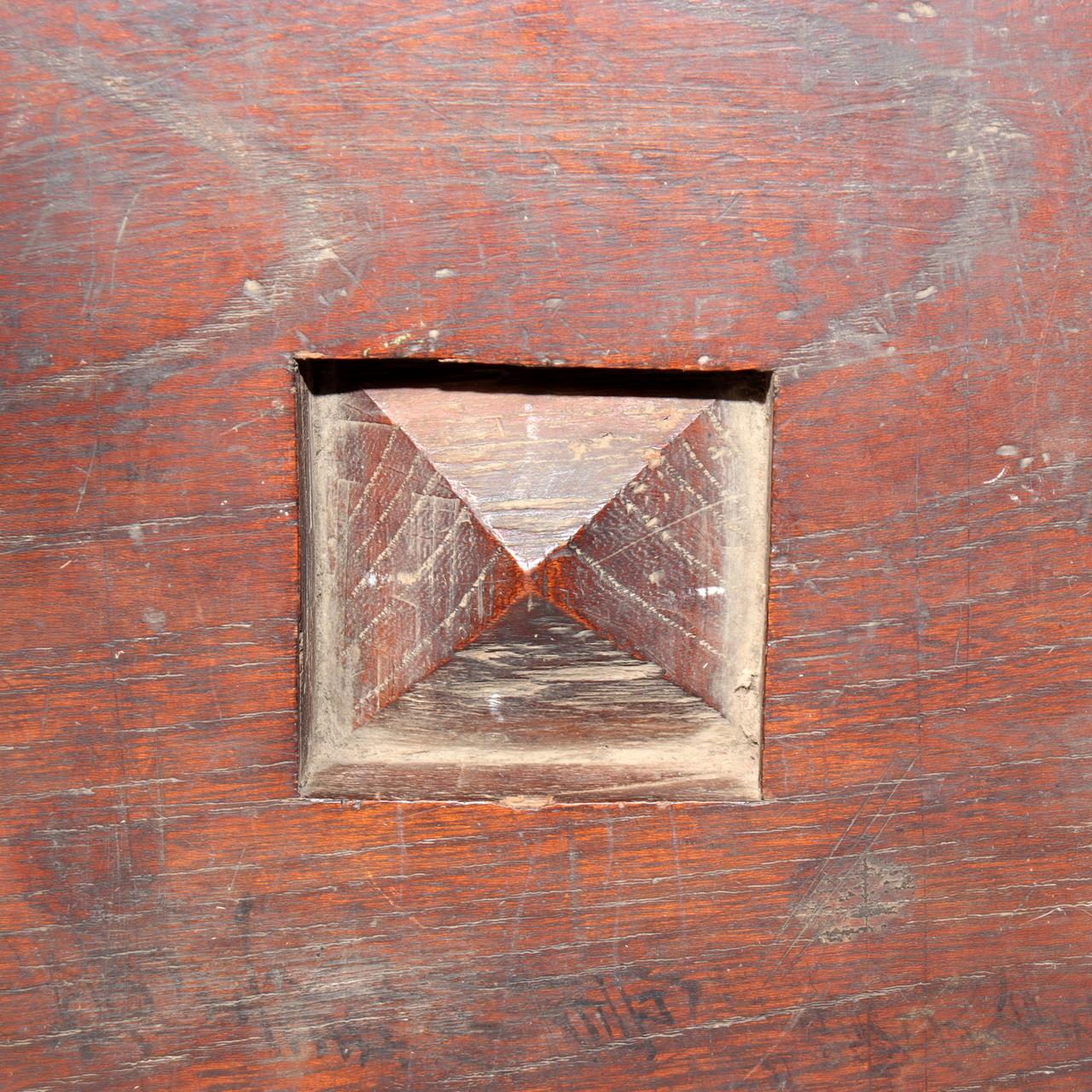 Japanese Antique Wooden Shogi Board Table Go Game WO47916