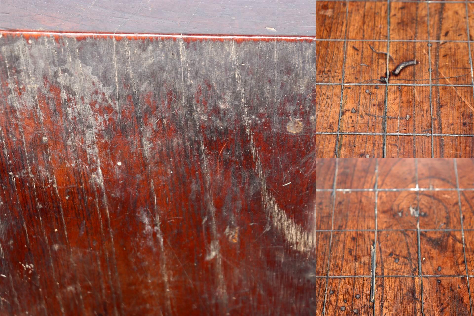 Japanese Antique Wooden Shogi Board Table Go Game WO47912